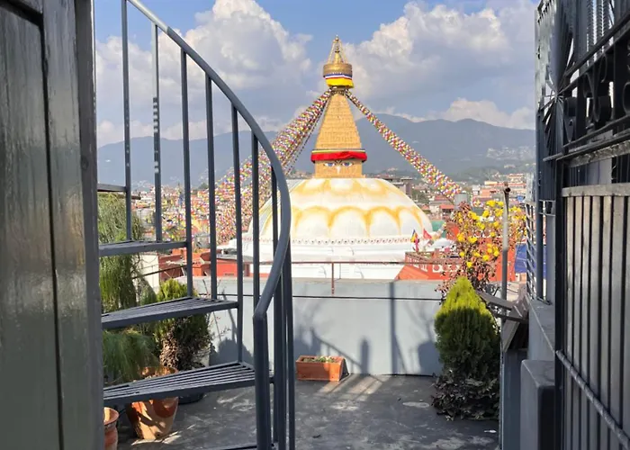 Front Stupa View